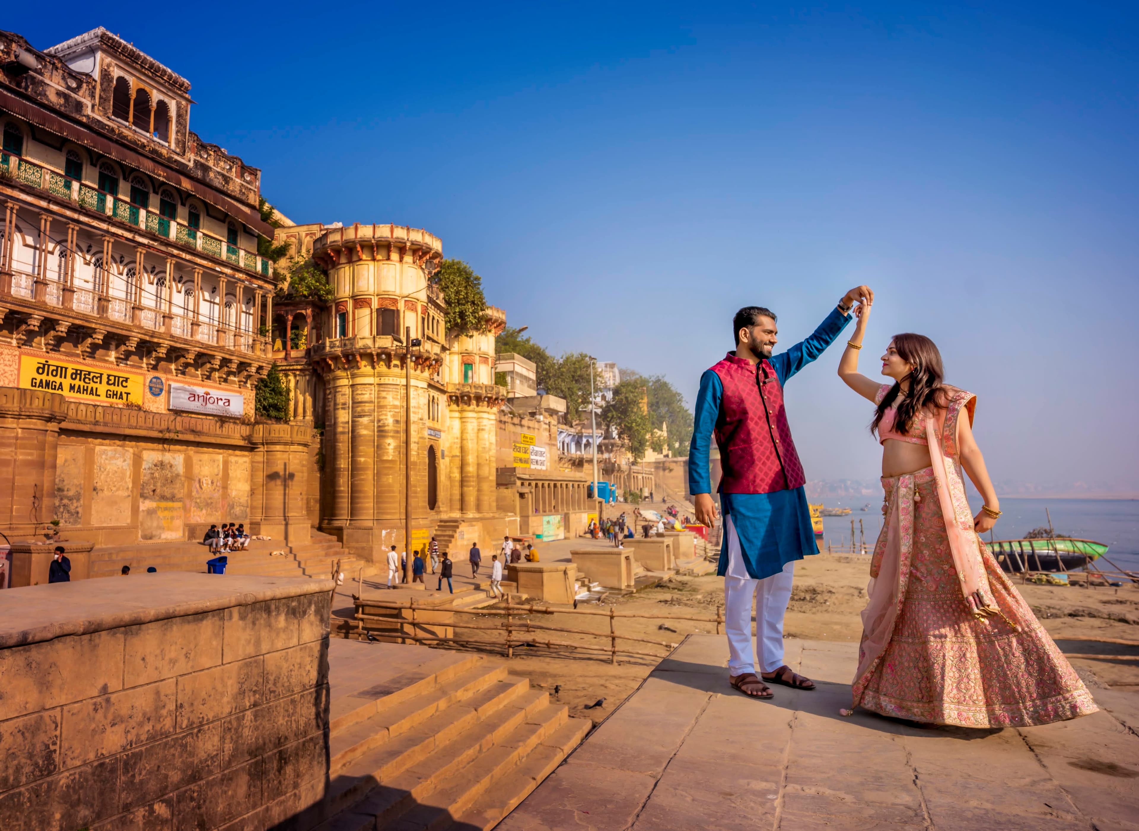Pre-wedding shoot - Assi Ghat!