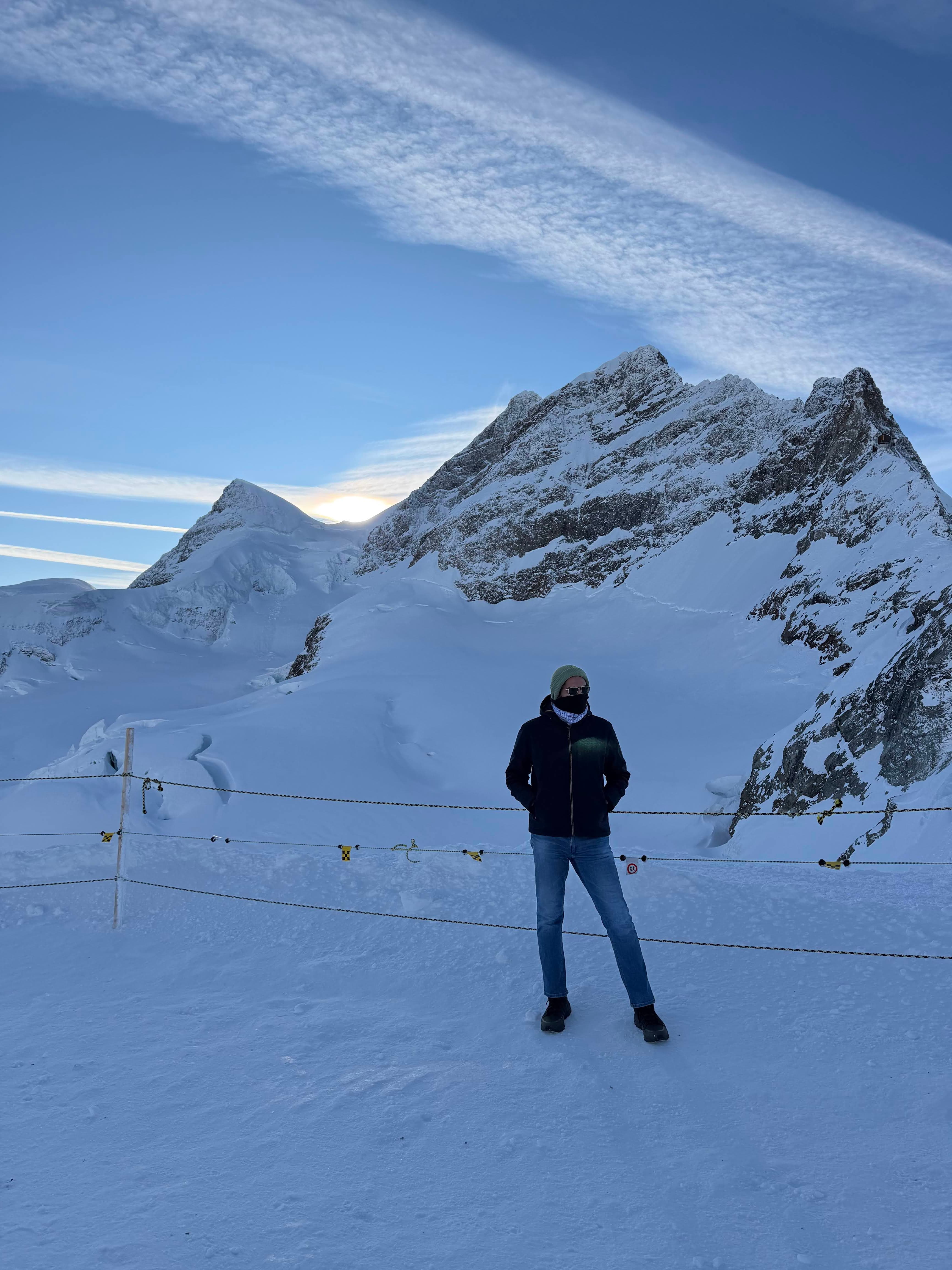 First time seeing glaciers and Alps!