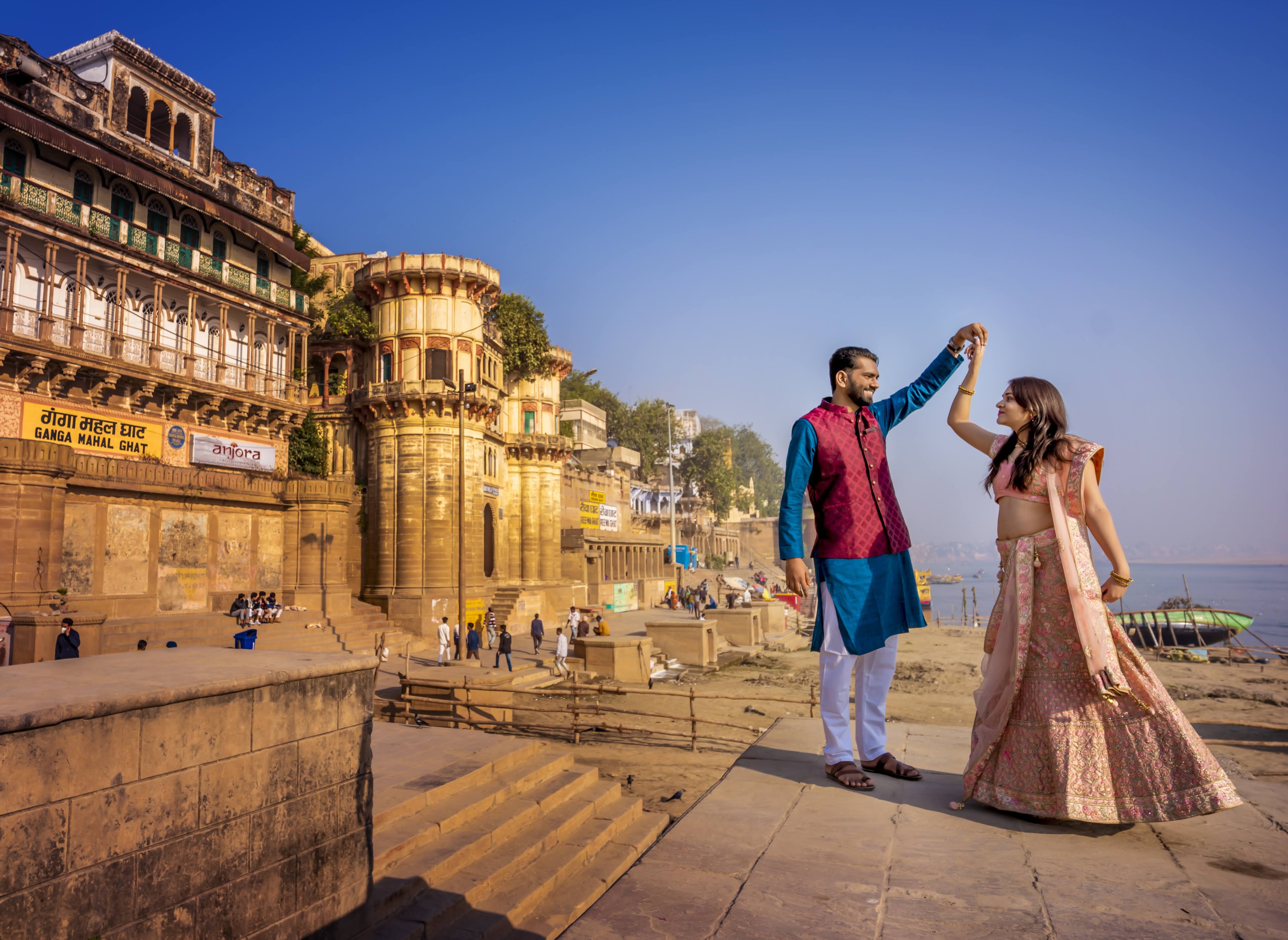 Pre-wedding shoot - Assi Ghat!